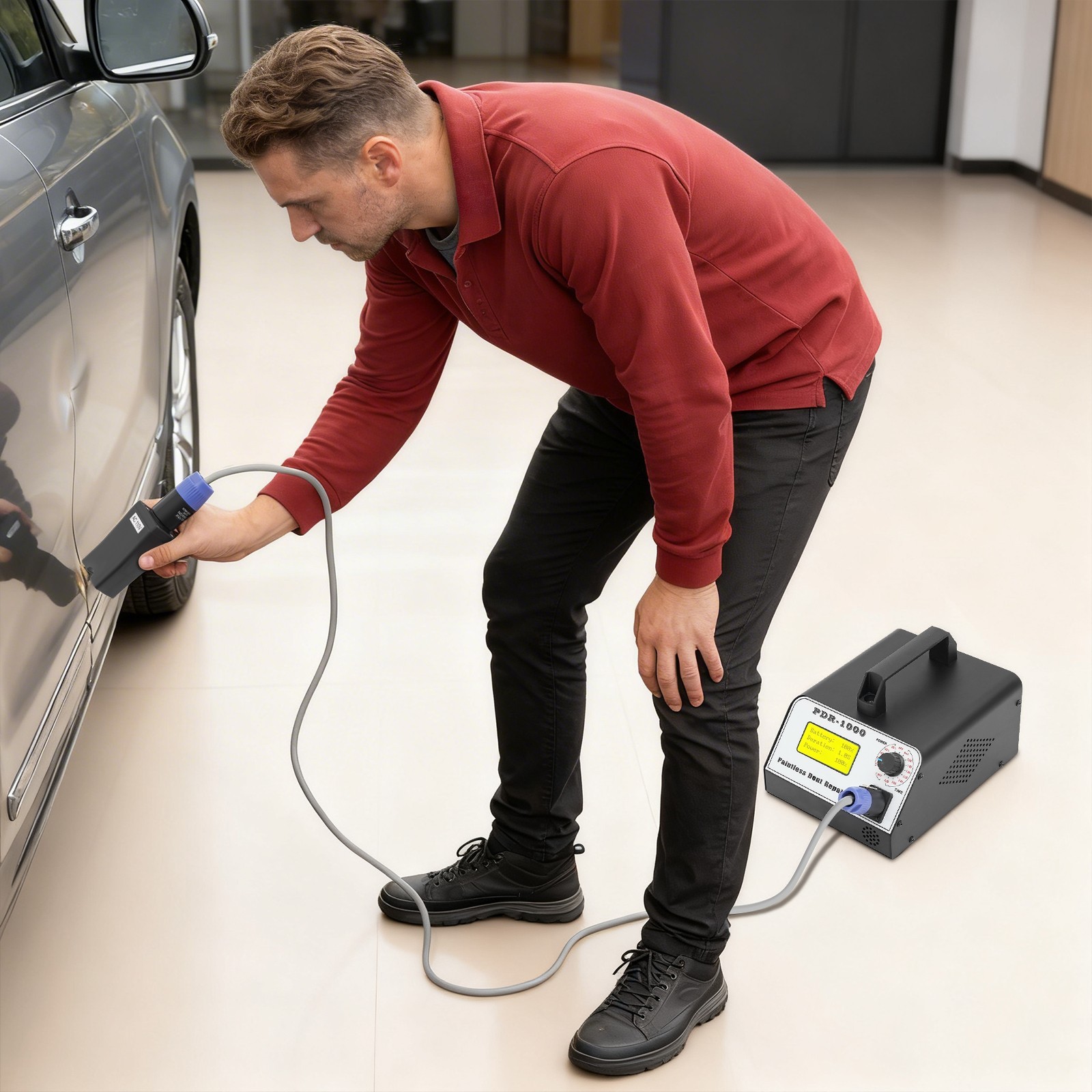 Electromagnetic Dent Repair PDR Induction Heater Auto Body Dents Remover Tool US