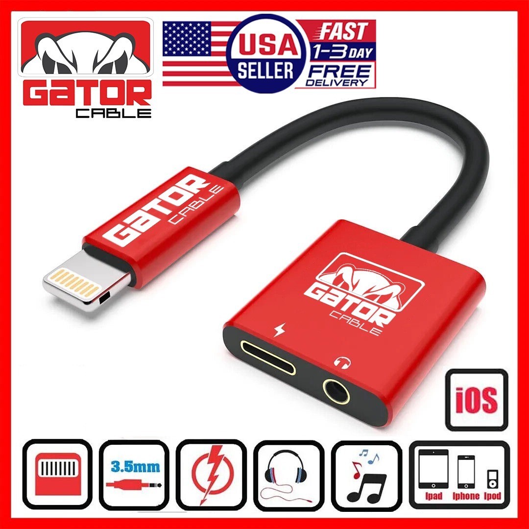 AUX Audio Adapter Converter 3.5mm For iPhone 8 X XR XS 11 12 13 14 Pro Max Plus