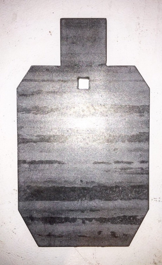 AR500 7" X 12" IPSC/IDPA 3/8" Steel Target Hanger Gong Silhouette
