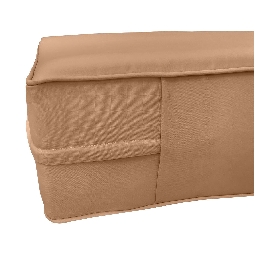 |SLIPCOVER ONLY| S2 Daybed Mattress Bolster Back Covers Piped Trim TwinXL AD104