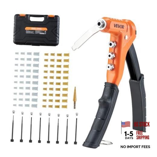 Rivet Nut Tool Kit, 9-Inch One-Handed Rivnut Tool Kit, with 9" RIVET NUT TOOL
