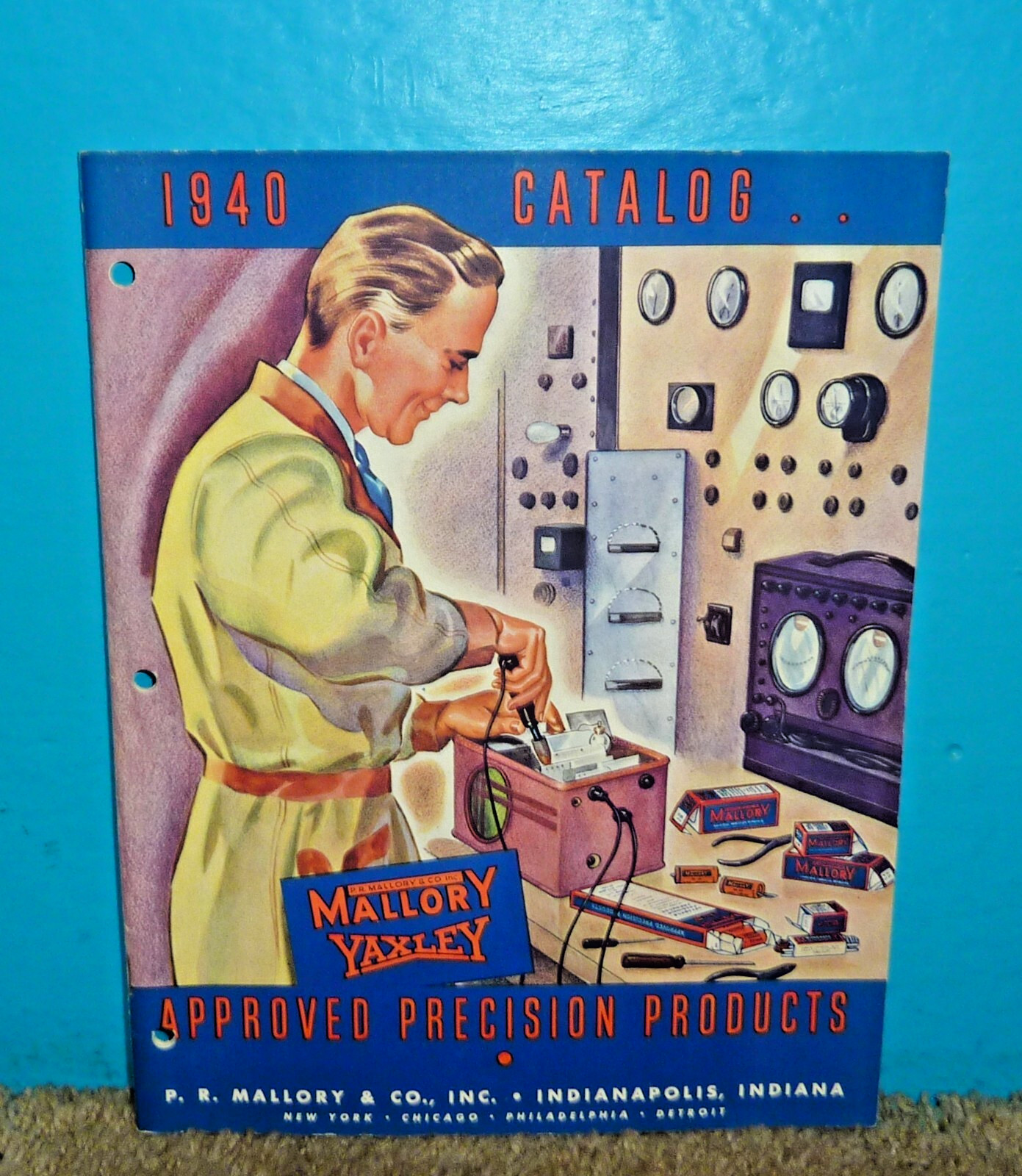 Mallory Yaxley Catalog 1940 Excellent Condition Original