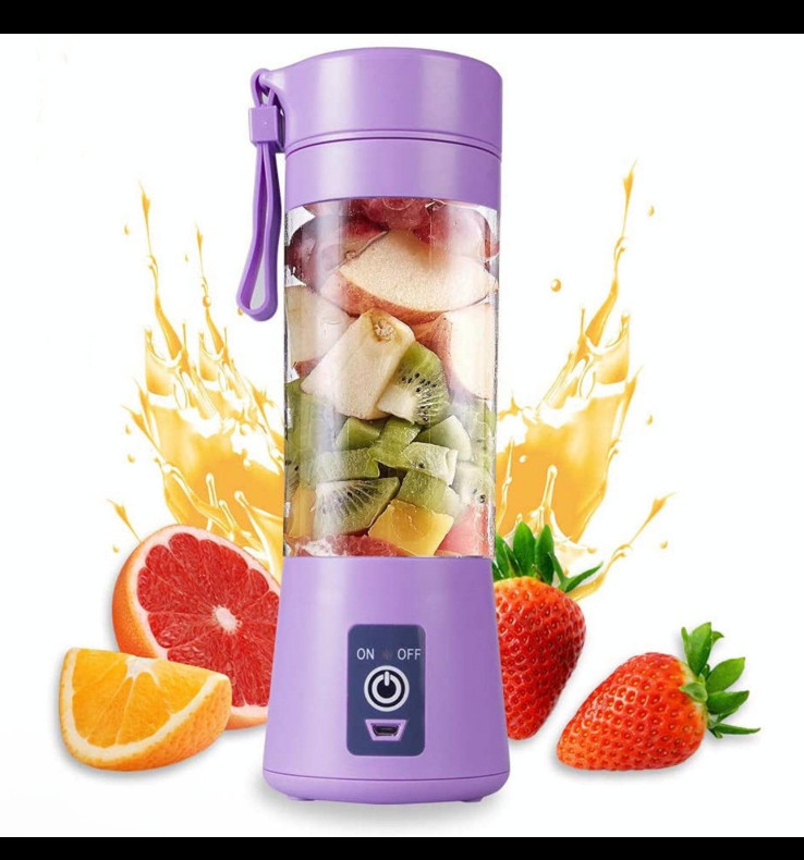 HS-860 Portable Juicing Cup USB Rechargeable Blender Smoothie Maker