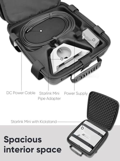Waterproof Starlink Mini Case - Carrying Hard Case with Waterproof