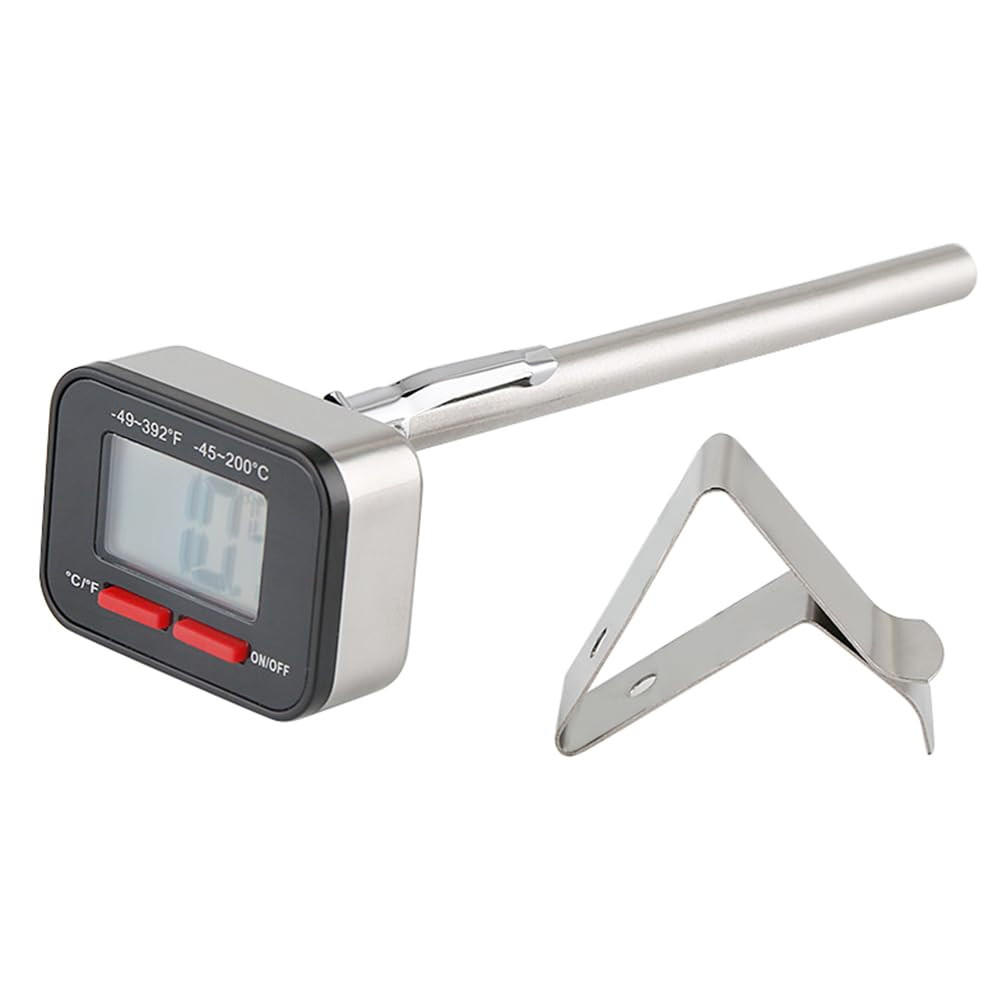 Digital Milk Thermometer Instant Read Food Thermometer for Coffee Beverage Milk