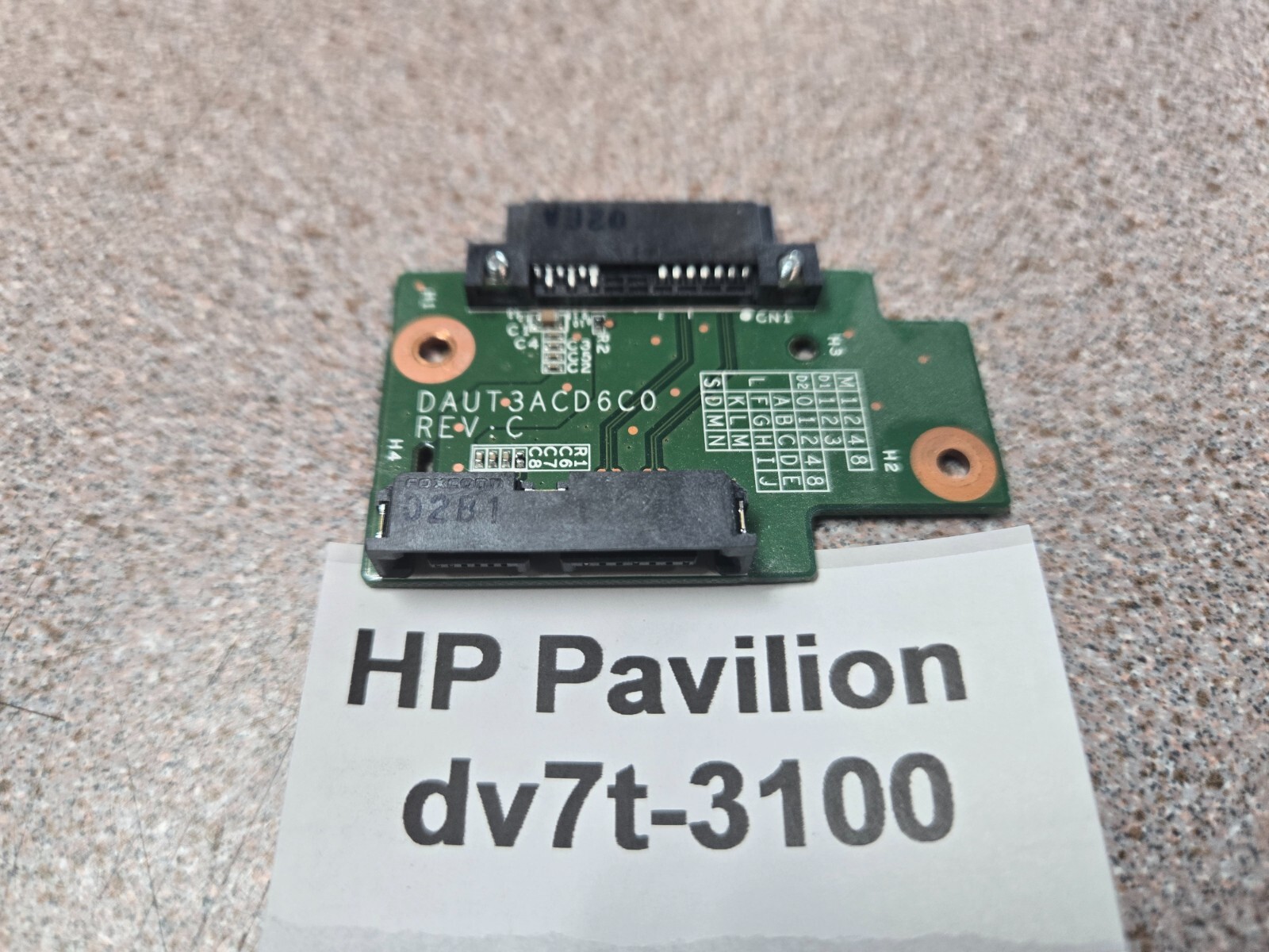 DAUT3ACD6C0 GENUINE HP DVD CONNECTOR BOARD PAVILION DV7-