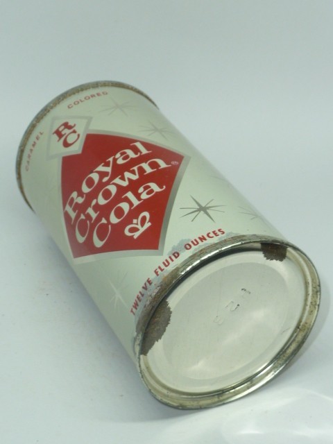 Empty Top Opened 12oz Royal Crown Cola Vintage Can