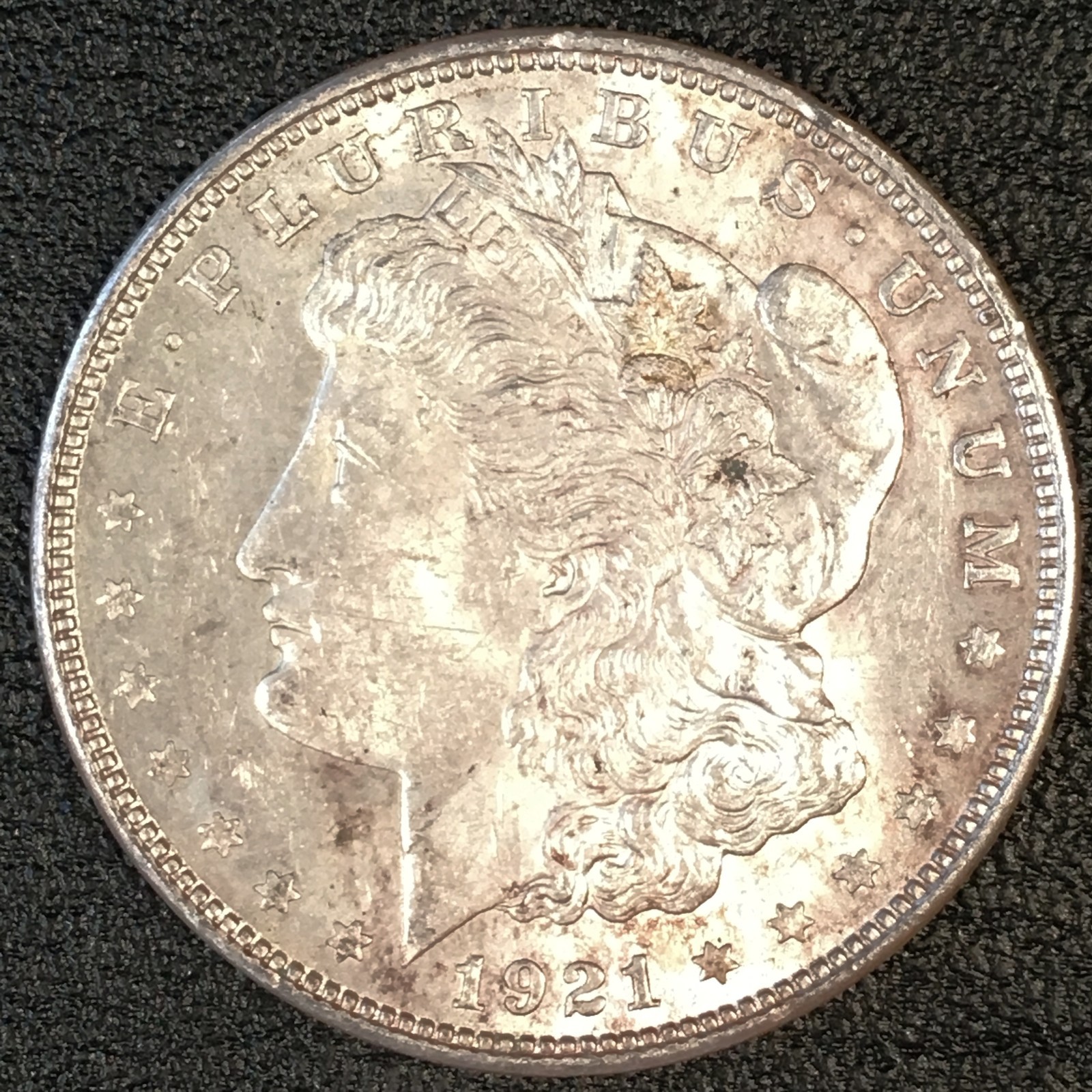 1921 Morgan Silver Dollar -Check the  High Quality Scans #B292