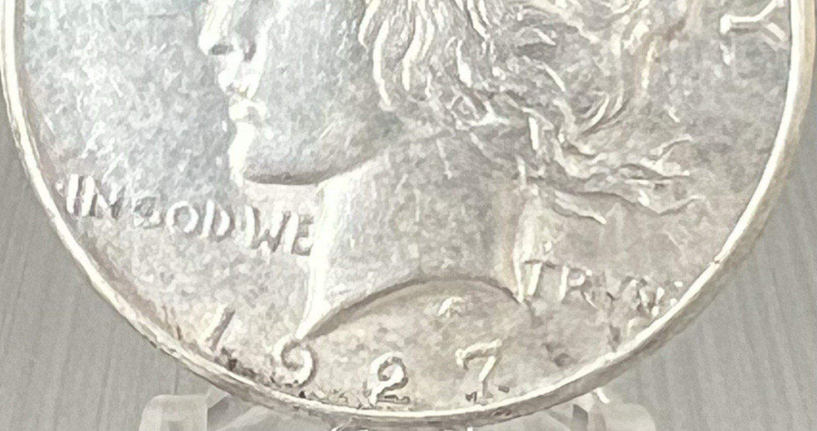 1927-S Peace Silver Dollar (A/U)