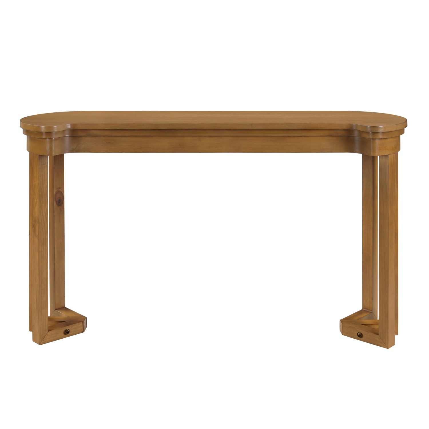 4 Piece Kitc/hen Counter Height Bar Table Set with 3 PU Padded Solid Wood Stool