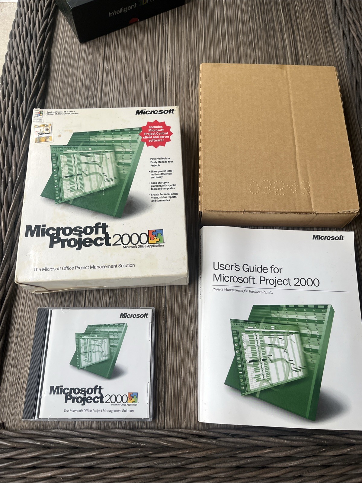 Vintage Microsoft Project 2000 SR-1 With Product CD Key