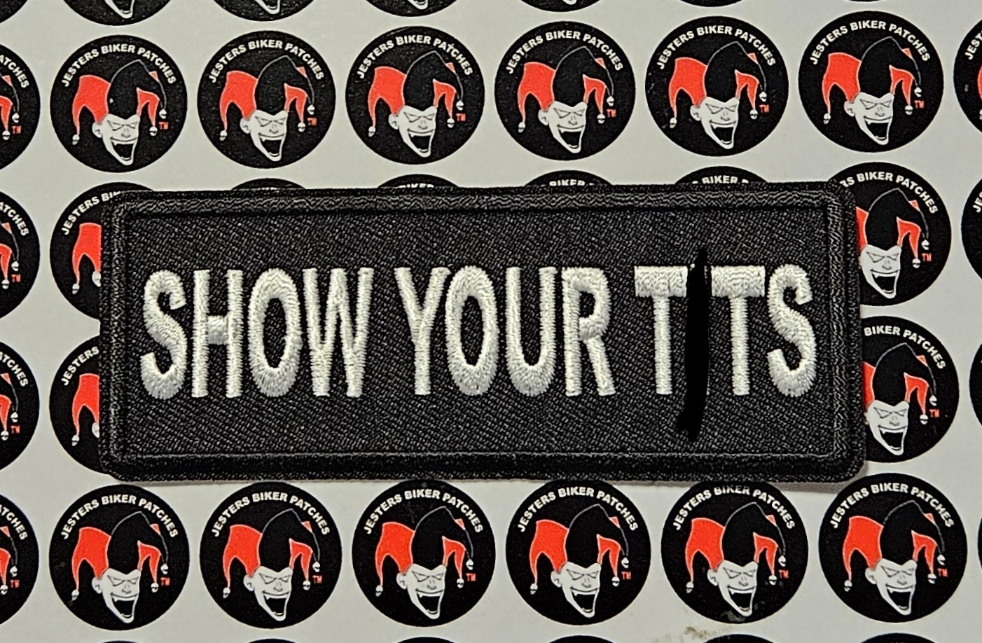 Show Your Boobs Embroidered Patch WB063