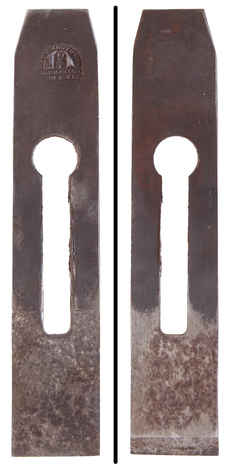 Buck Brothers 1 15/32" Width Plane Iron- Early Buck Logo - mjdtoolparts