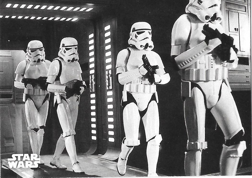 2018 Topps Star Wars Black & White A New Hope #94 Searching for the Rebels