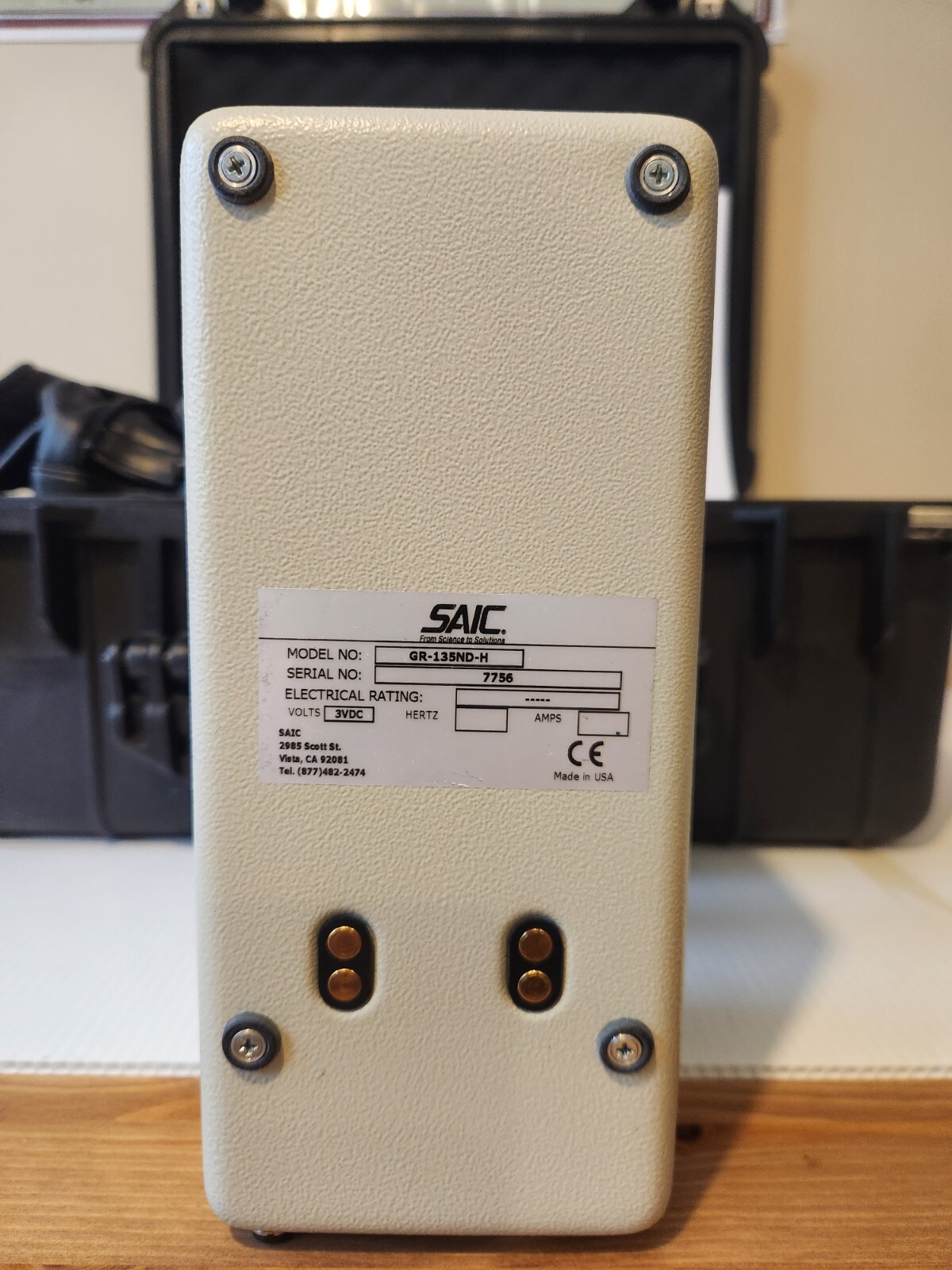 SAIC Exploranium GR-135 ND-H Plus The Identifier detector, tested, guaranteed