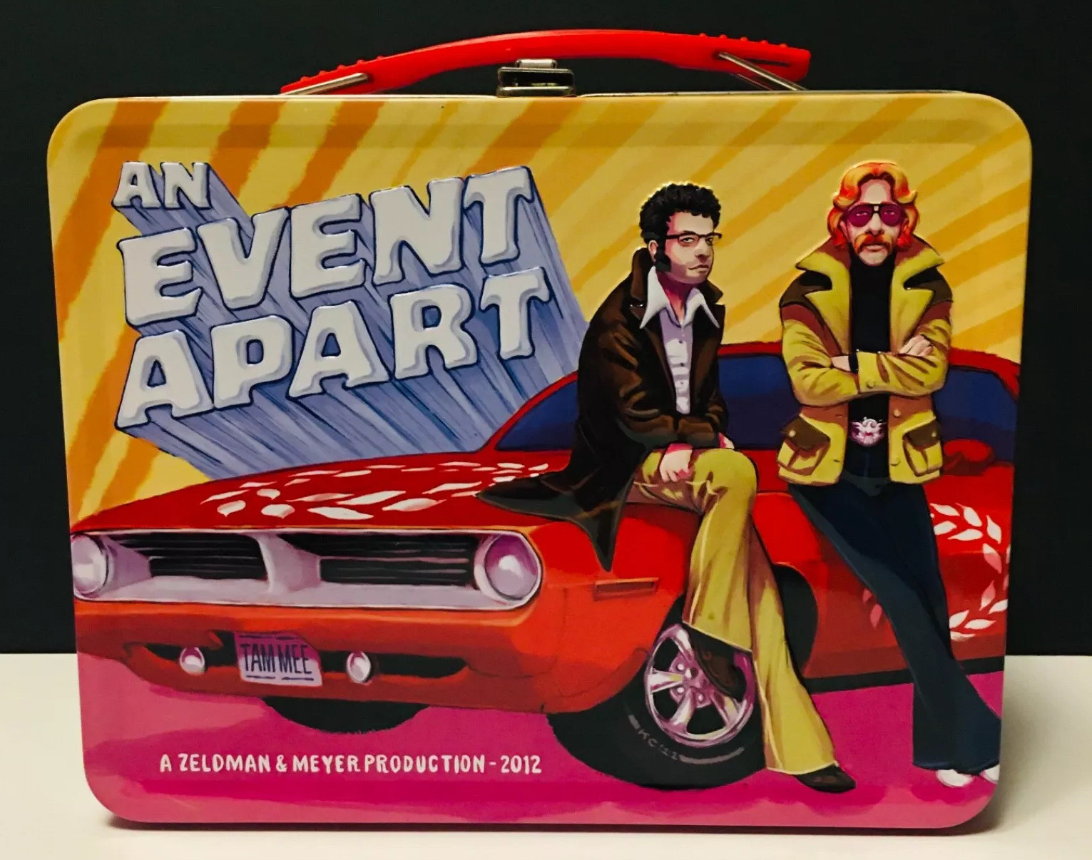An Event Apart Zeldman & Meyer 2012 NEW 1970 Plymouth CUDA Metal Lunch Box.