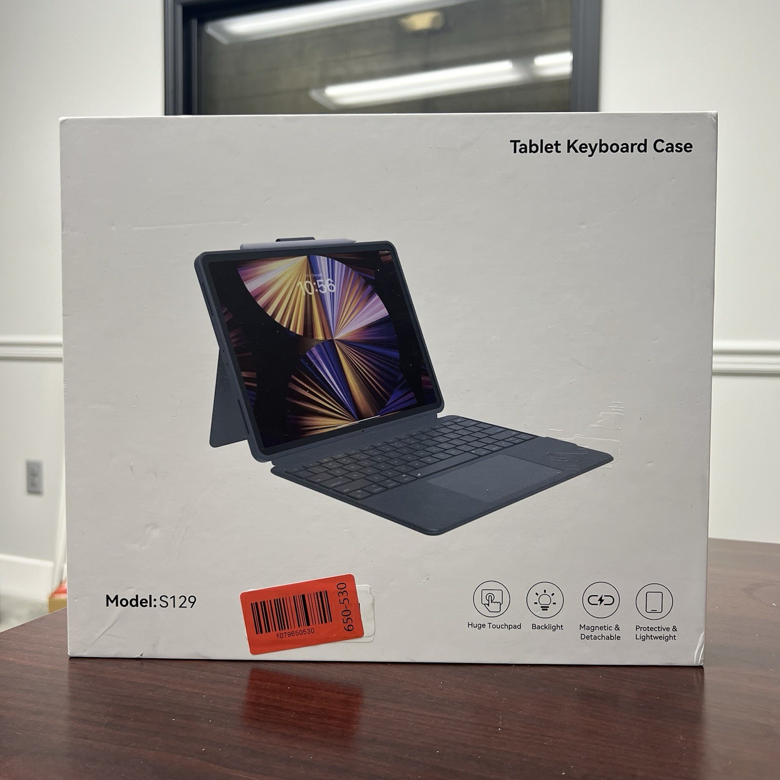 Magic Keyboard for iPad Pro 12.9 4th 5th 6th Gen Magnetic Backlit Trackpad