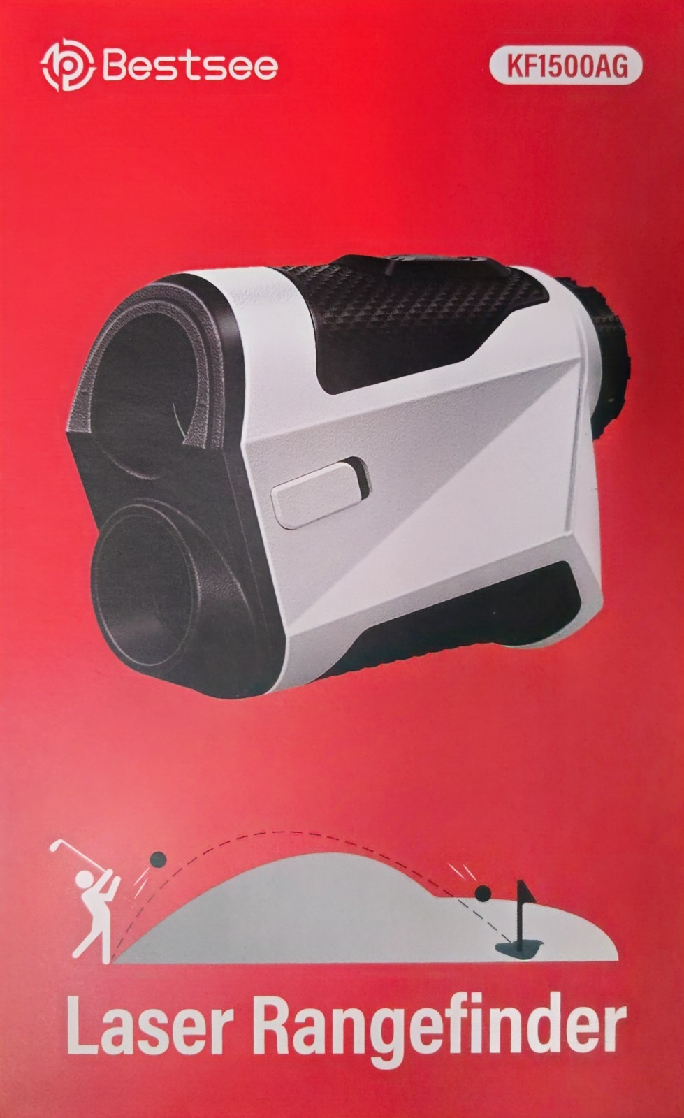 BestSee Golf Rangefinder 1500Yds High Accuracy Slope Measurement Portabl Magneti