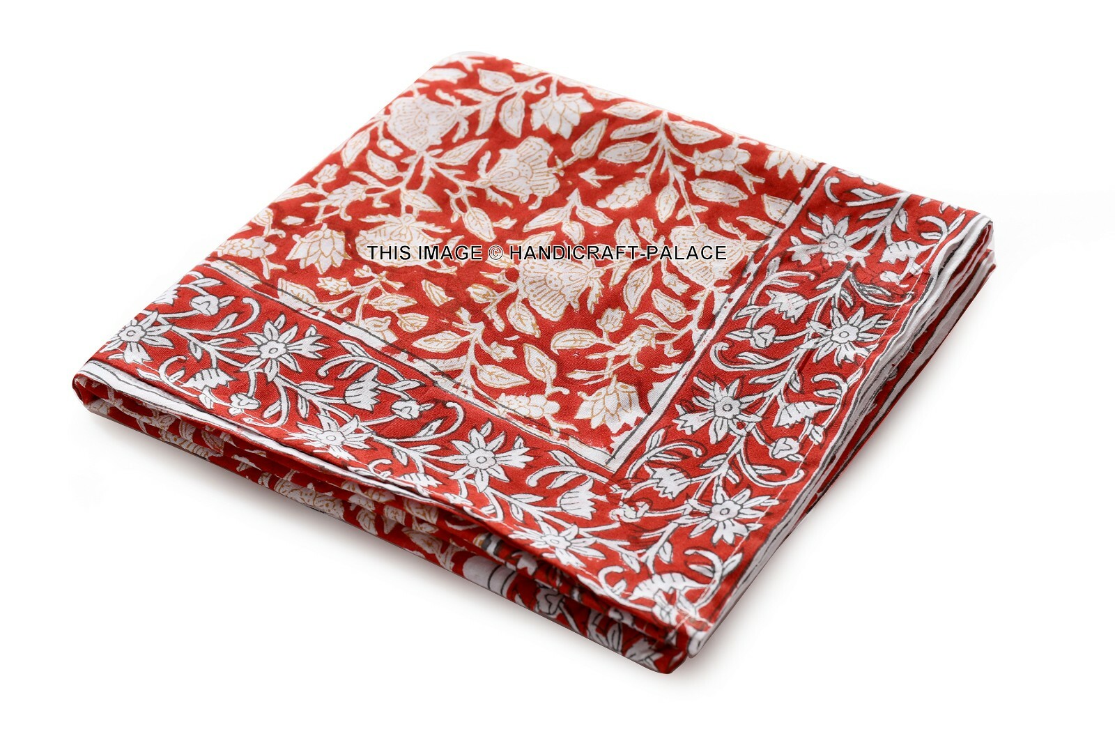 Hand Block Print Women Long Dupatta Sarong Stole Scarf Cotton Indian Fabric New