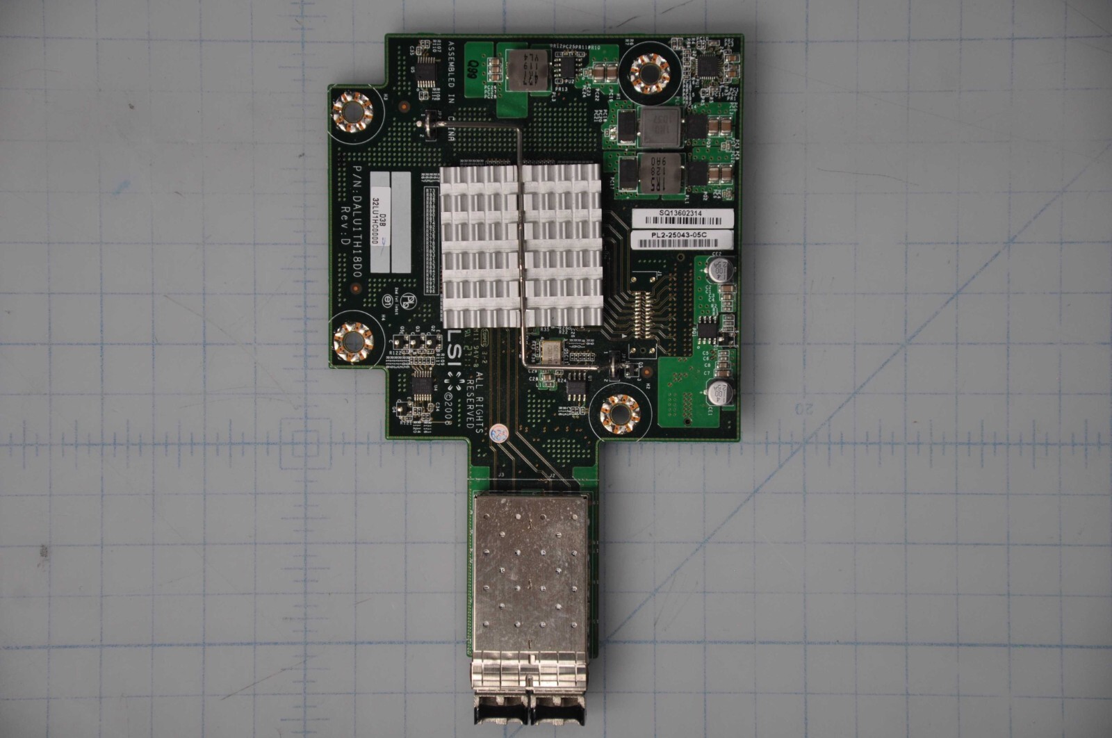IBM Dual Port Fibre Channel Daughter Card 2xSFP Grade B PL22504305C