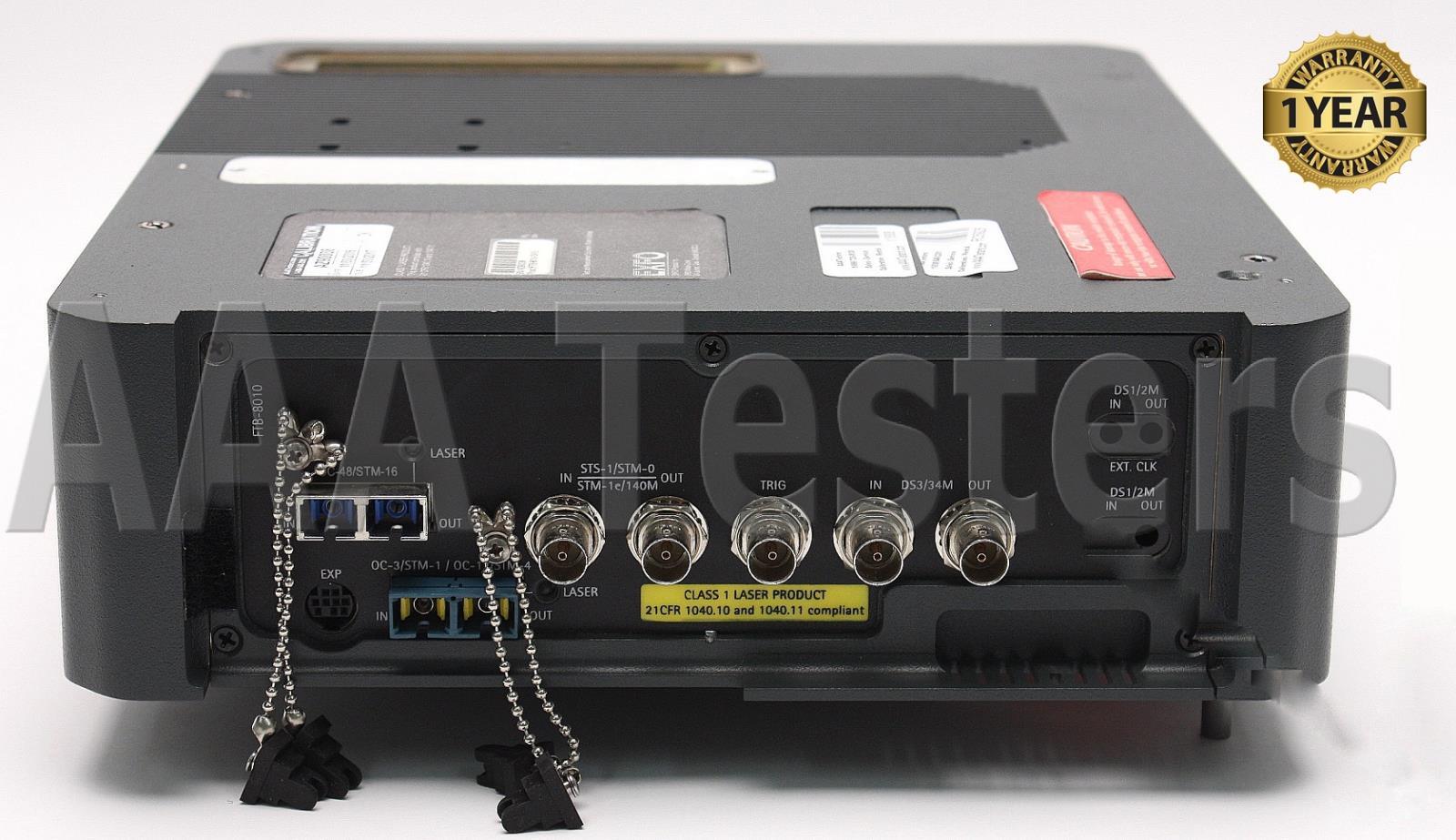 EXFO FTB-8010 2.5 Gig SONET / SDH Module 4 FTB-400 FTB-8000 FTB-8010-13-15 OC-48