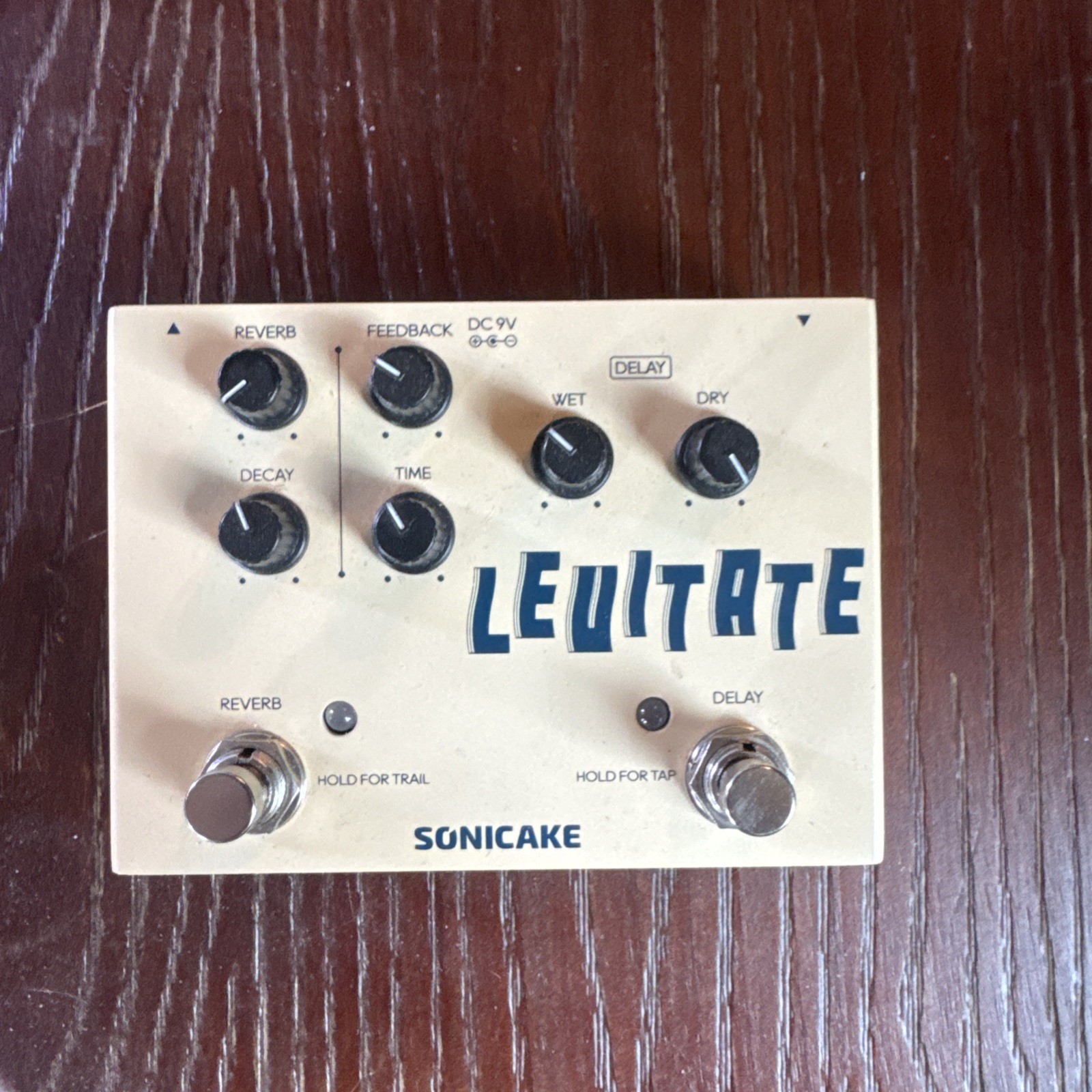 SONICAKE Levitate Digital Delay/Reverb Effects Pedal  for Electric/Bass Guitar