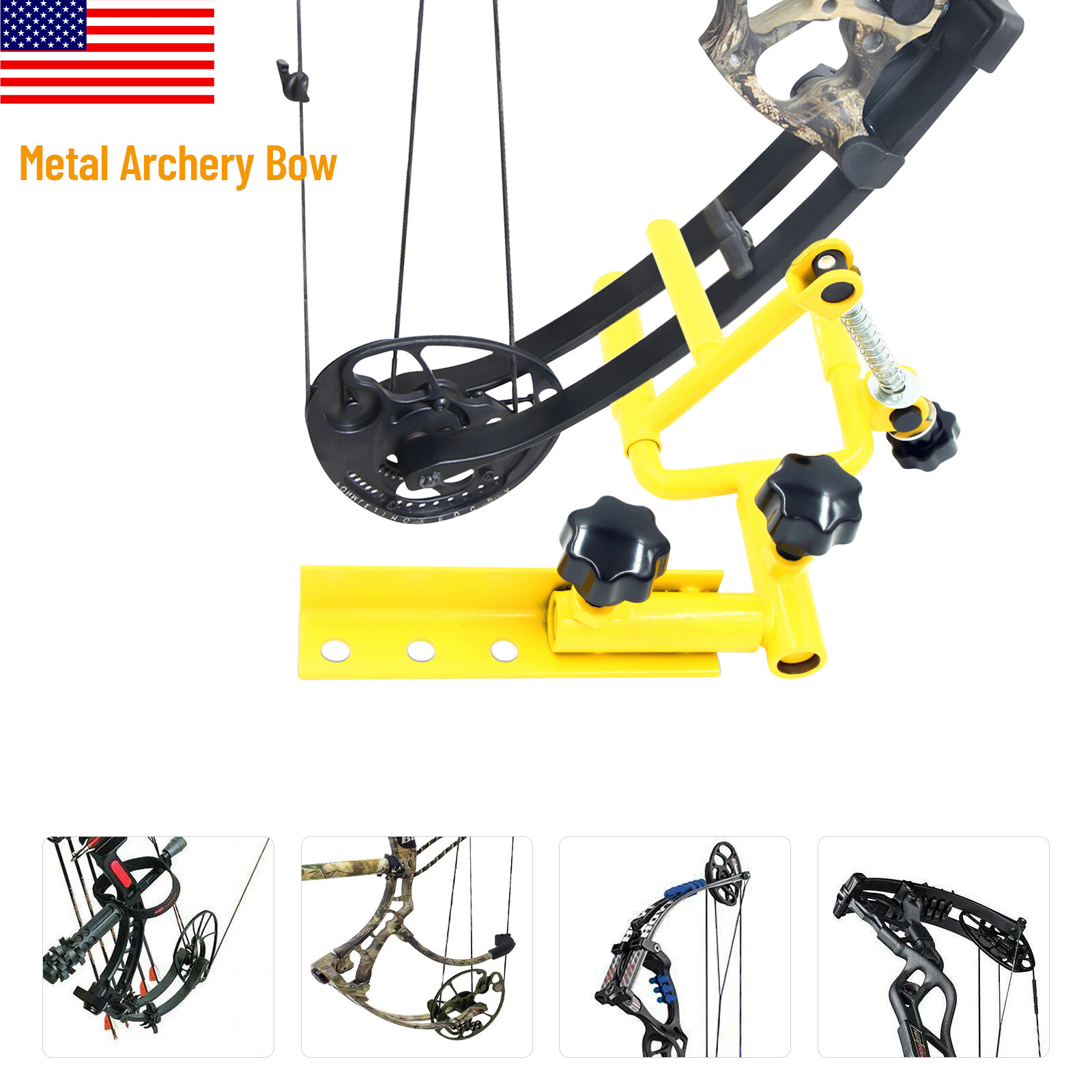 Archery Bow Vise String Level Combo Tuning String Level Shooting Tool Adjustable