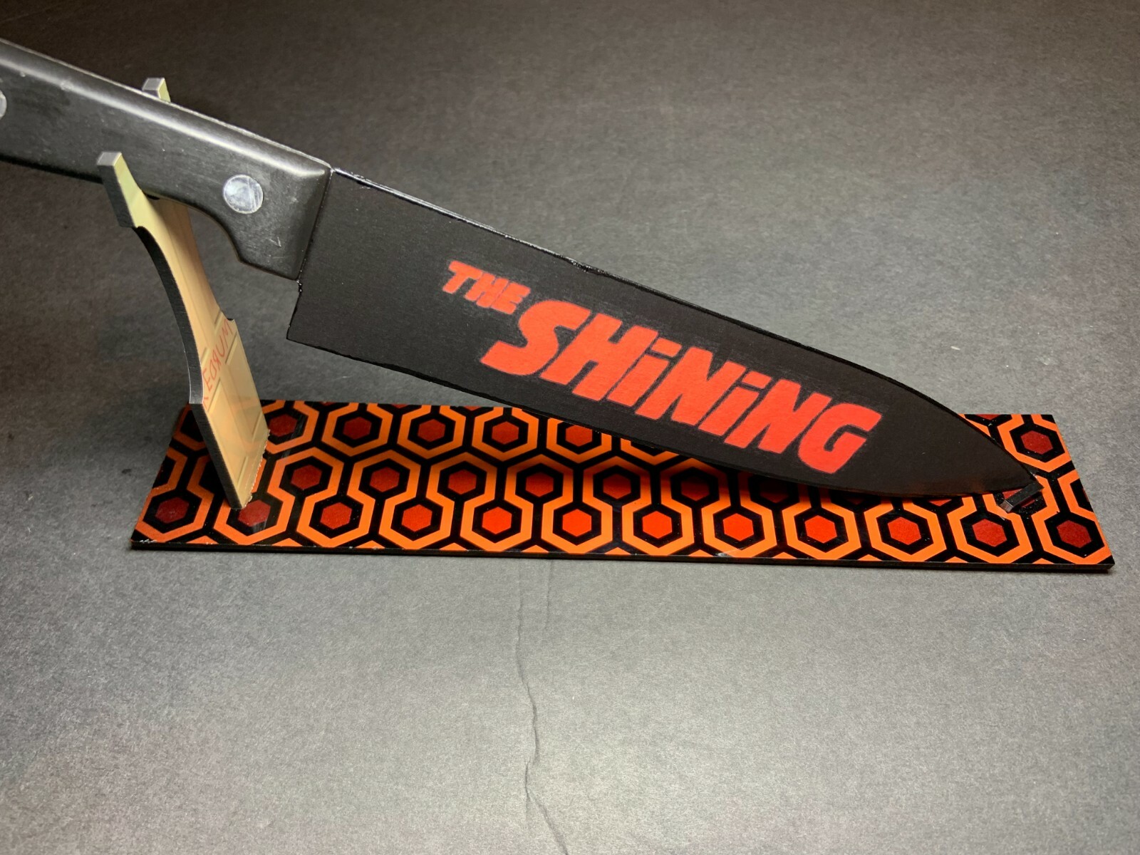 The Shining Stanley Kubrick Kitchen Knife With Sublimated Stand