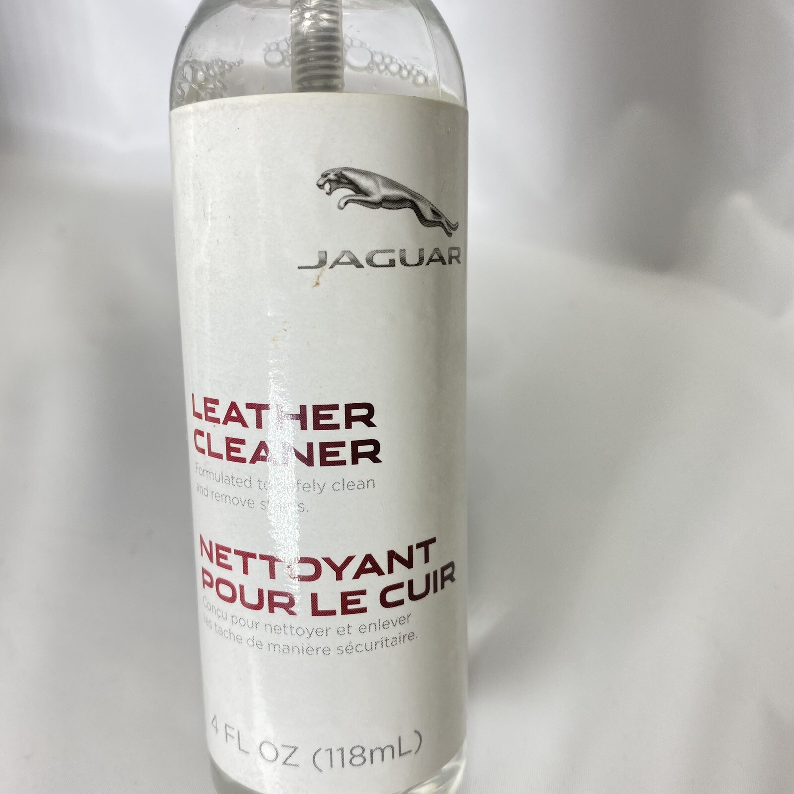 Jaguar Leather Cleaner, Conditioner & Protectant, Carpet Spot Remover 4 fl each