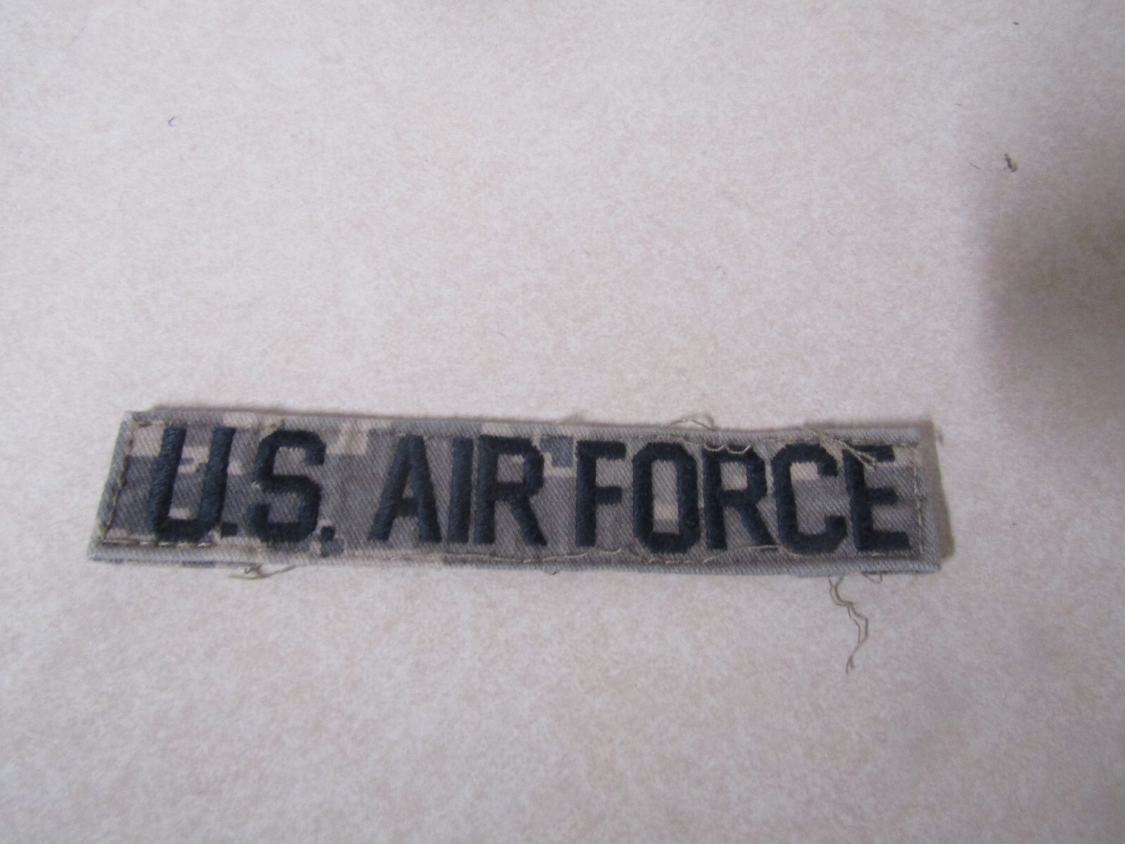 MILITARY PATCH SEW ON NAME TAPE TAG ACU DIGITAL UNIFORM COMBAT USED US AIR FORCE