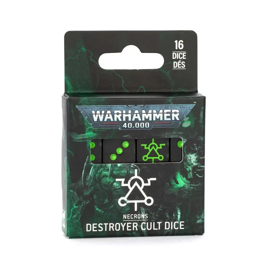 Necrons Dice Pack 16x 16mm Dice Warhammer 40K