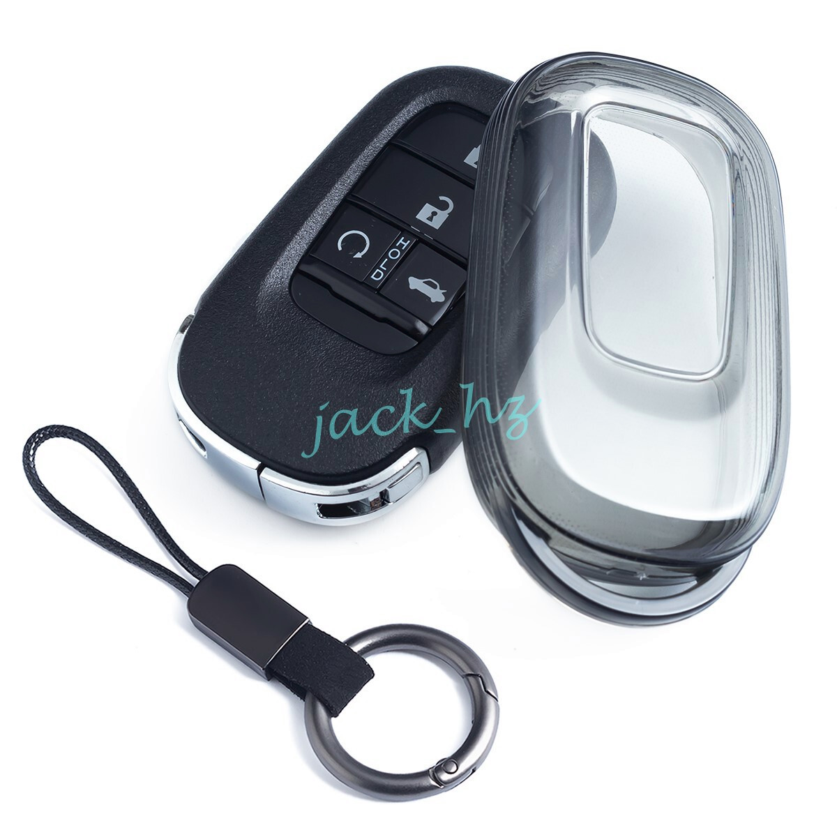 For Honda Accord Civic CRV Vezel ZR-V Soft Thin Car Key Fob Cover Case Keychain