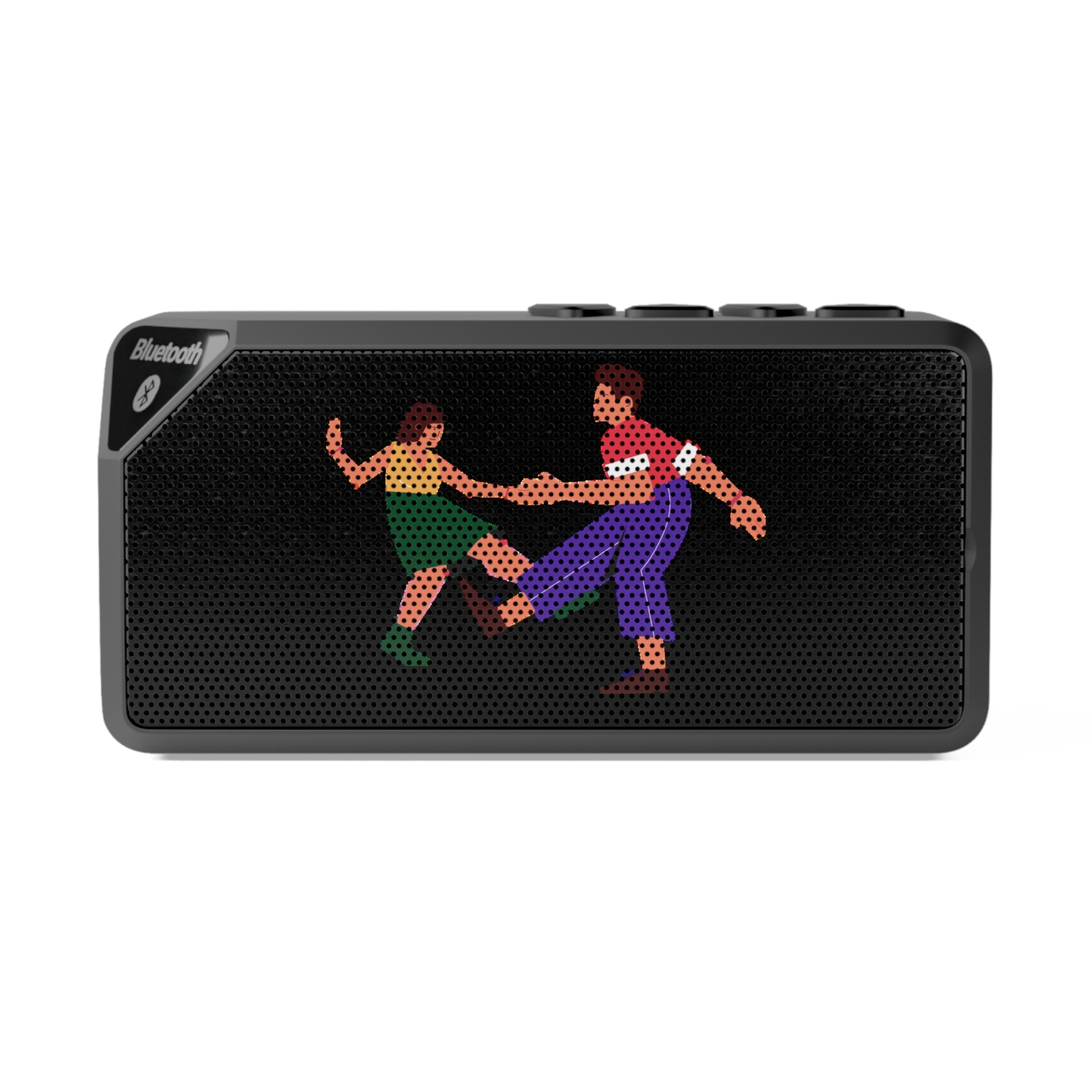Retro Vibe Bluetooth Speaker with Dance Design, Fun Speaker Gift, Home Audio