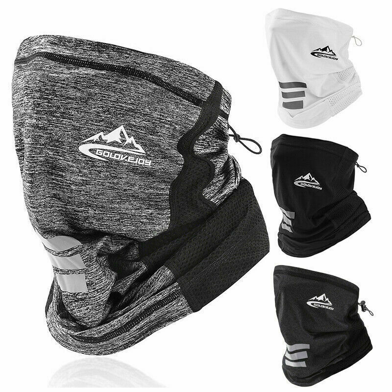 Cooling Neck Gaiter Face Mask Sun Shield Scarf Adjustable Balaclava Bandana Men