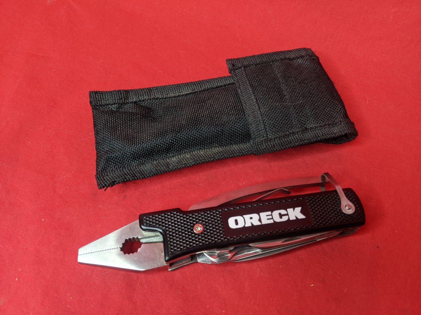 ORECK 15 MULTIFUNCTIONAL FOLDING MUTIPURPOSE TOOL STAINLESS STEEL (((NEW)))