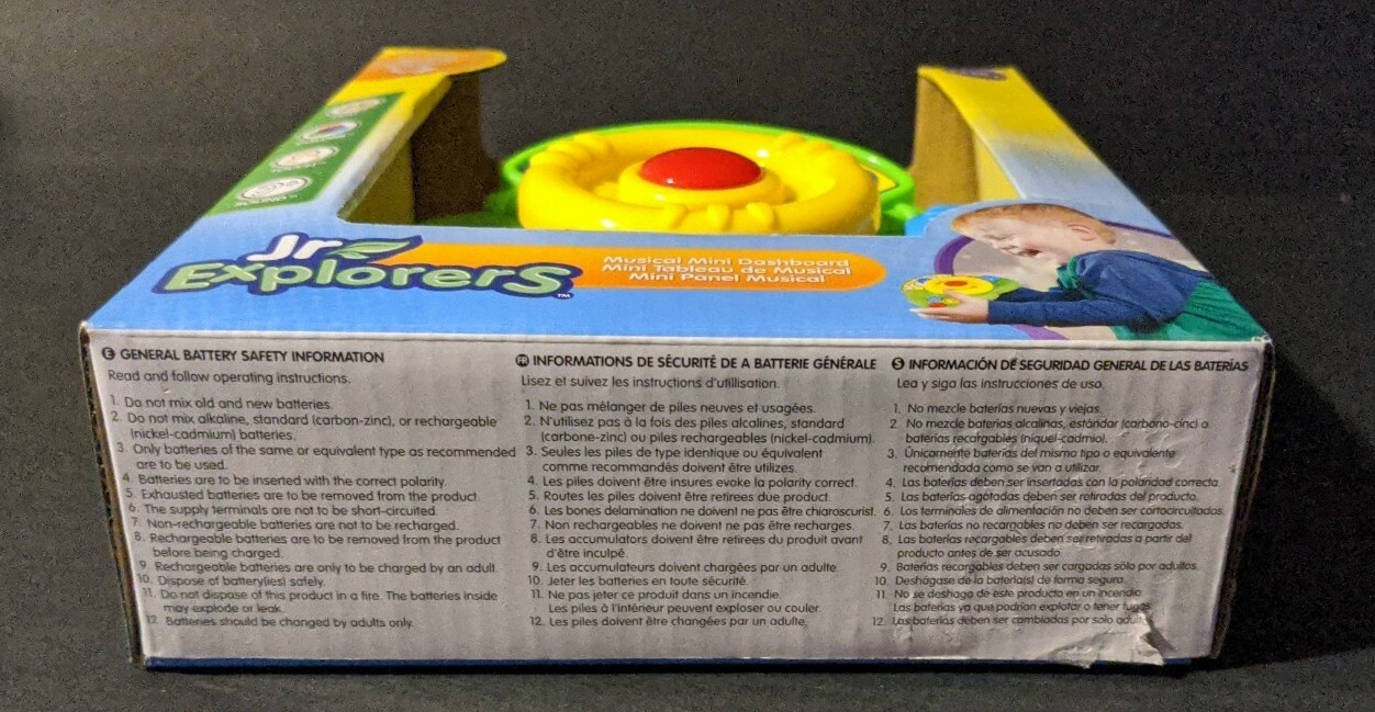 Jr. Explorers Musical Mini Dashboard (Ages 12mos+)