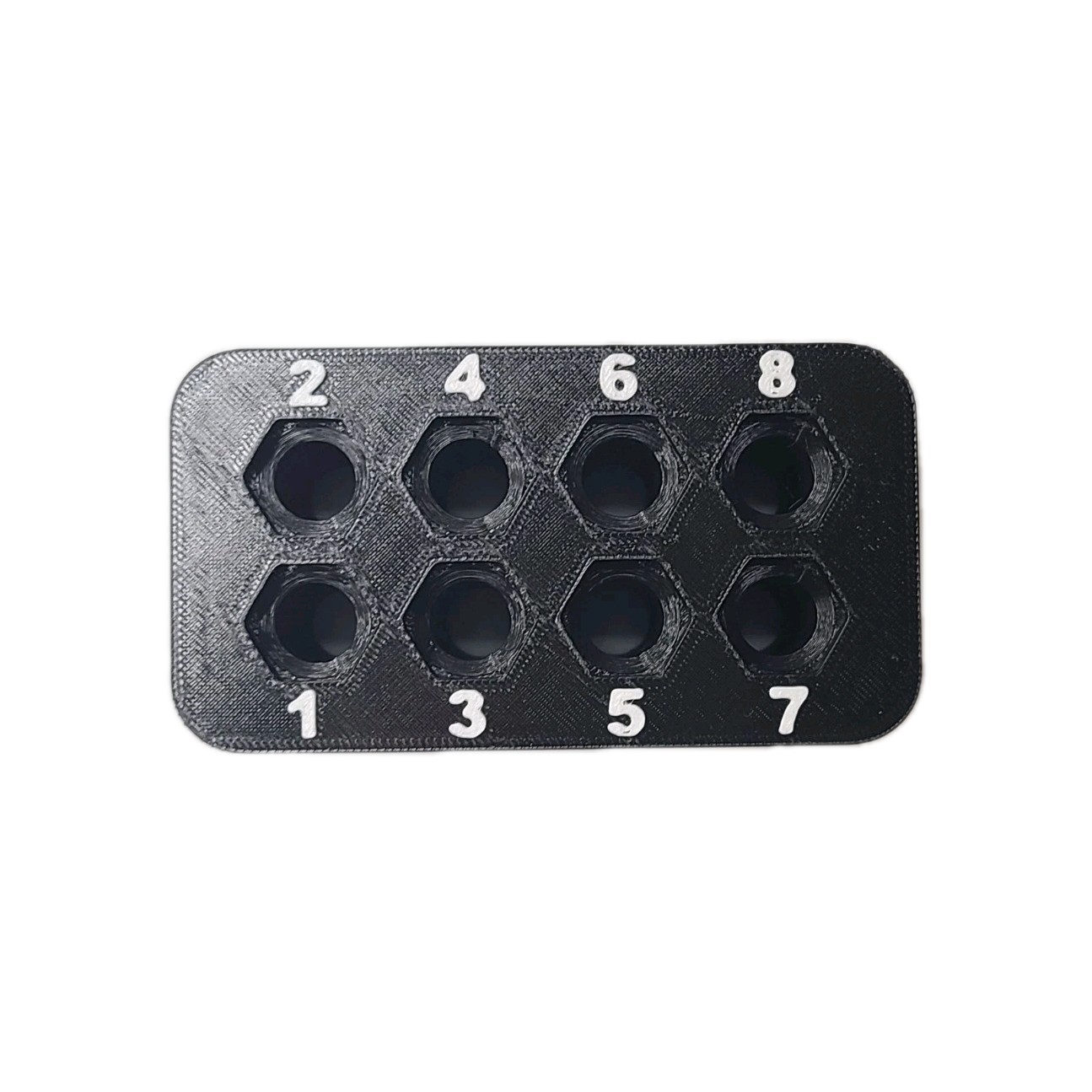 Chevy V8 Firing Order Spark Plug Organizer  | Numbered Caddy | 5/8