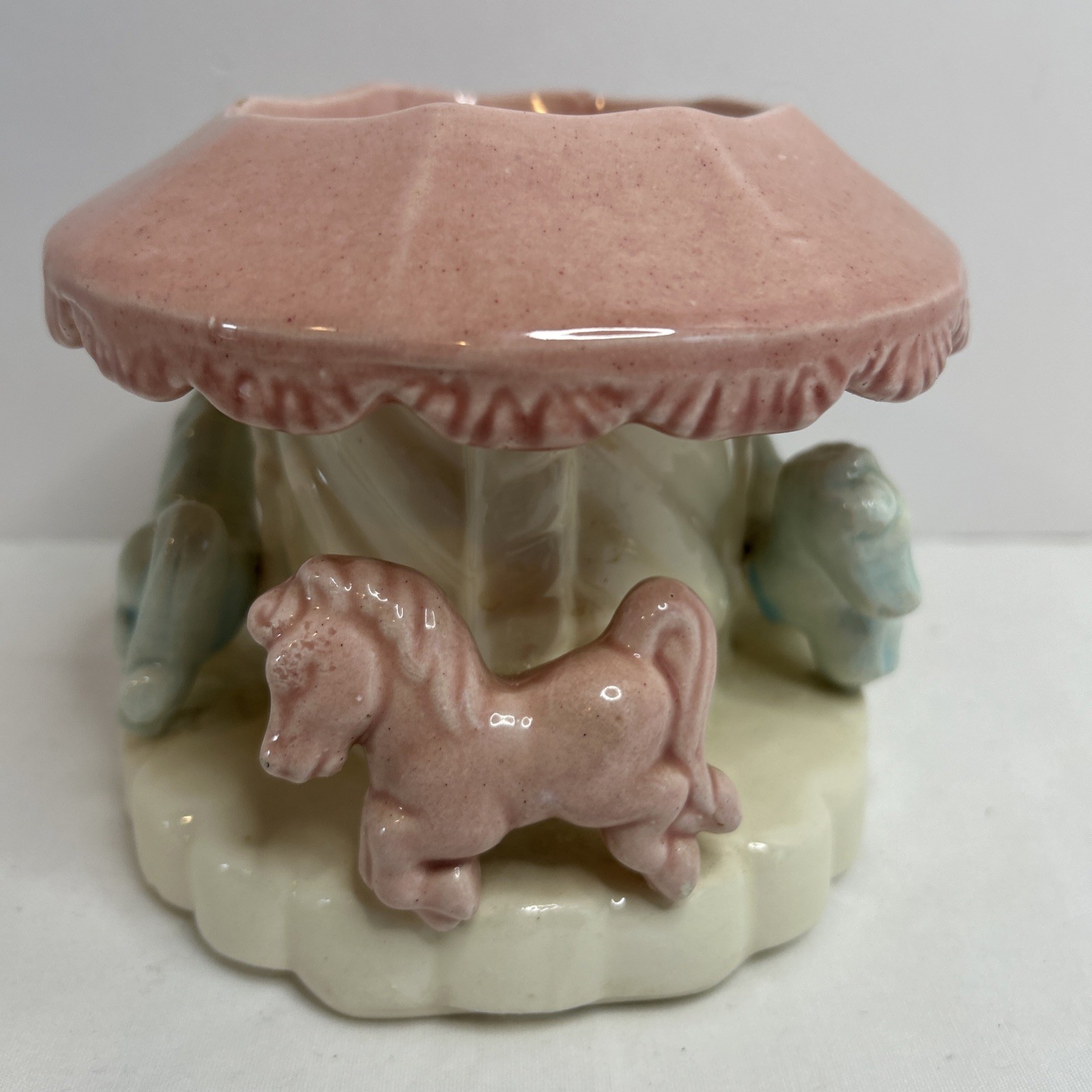 Mid Century Carousel 1957 Conrad Ceramics Santa Ana, CA Planter NO CHIPS/CRACKS