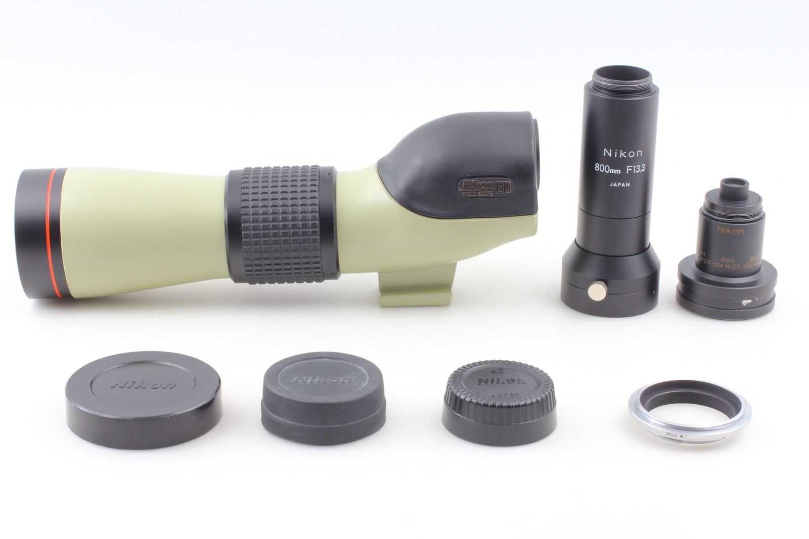 [Exc+5] Nikon Fieldscope ED II D60P 60mm WDS 40x 800mm Spotting Scope From JAPAN