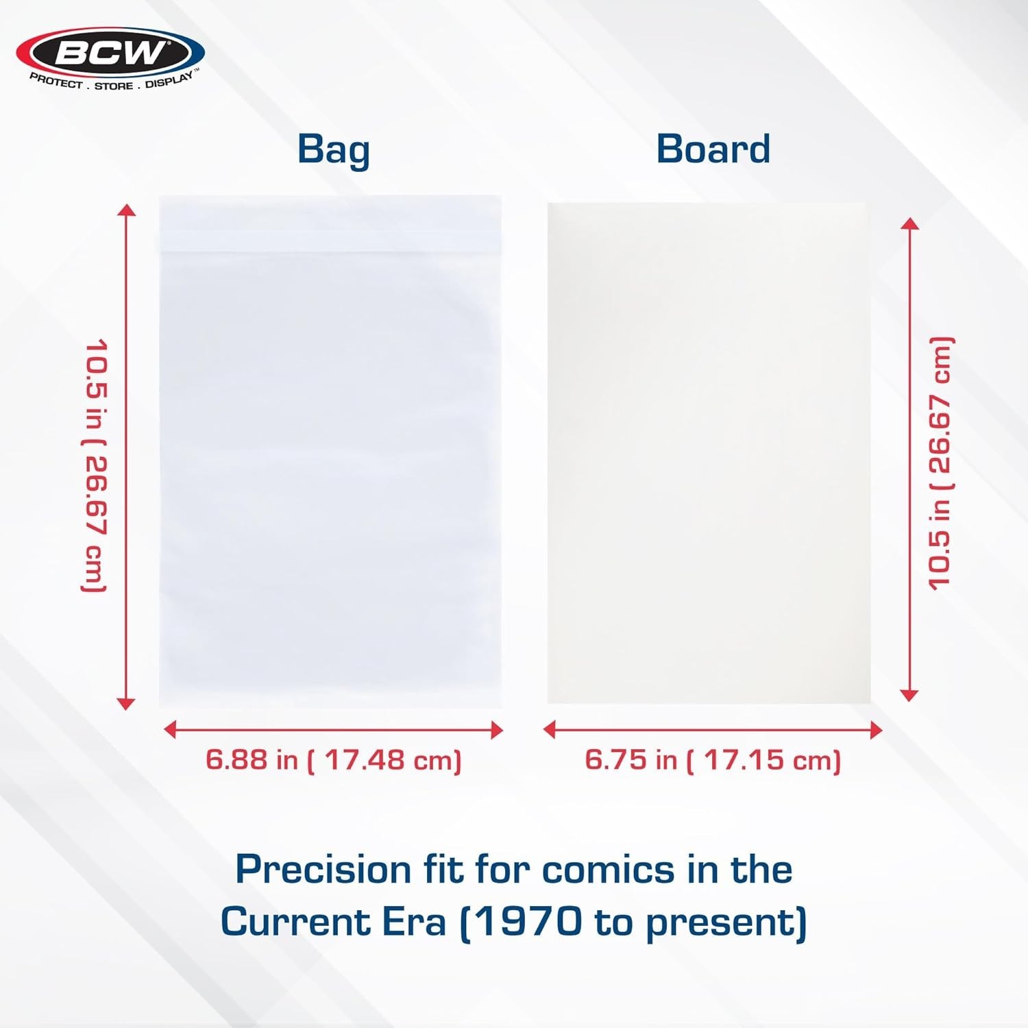 Complete Comic Storage Solution | 200 Resealable Bags with Backing Boards