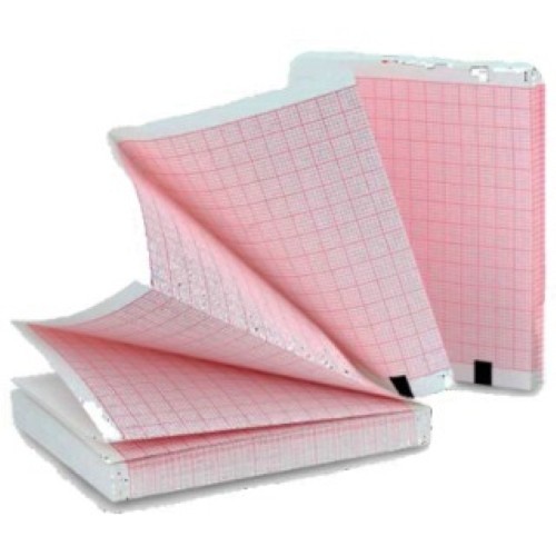 Cardinal Health 2475120 Z-Fold EKG/ECG Thermal Chart Paper Marquette 9402-020