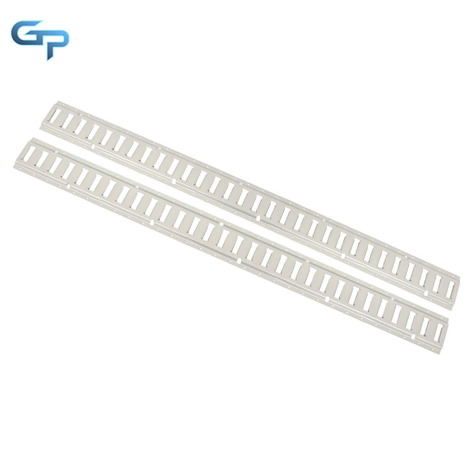 2PC 5' E-Track Tie-Down Rail For Truck Trailer Cargo Van Utility