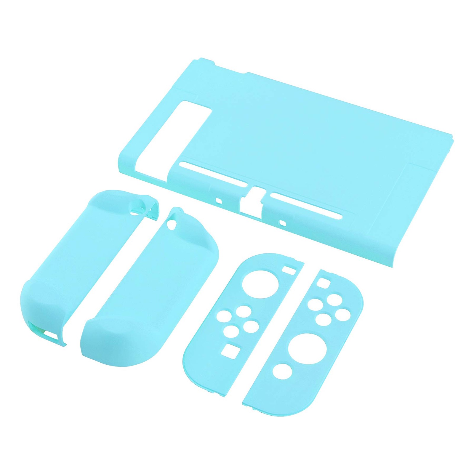 PlayVital Protective Case Protector for Switch - Hard Shell, Heaven Blue