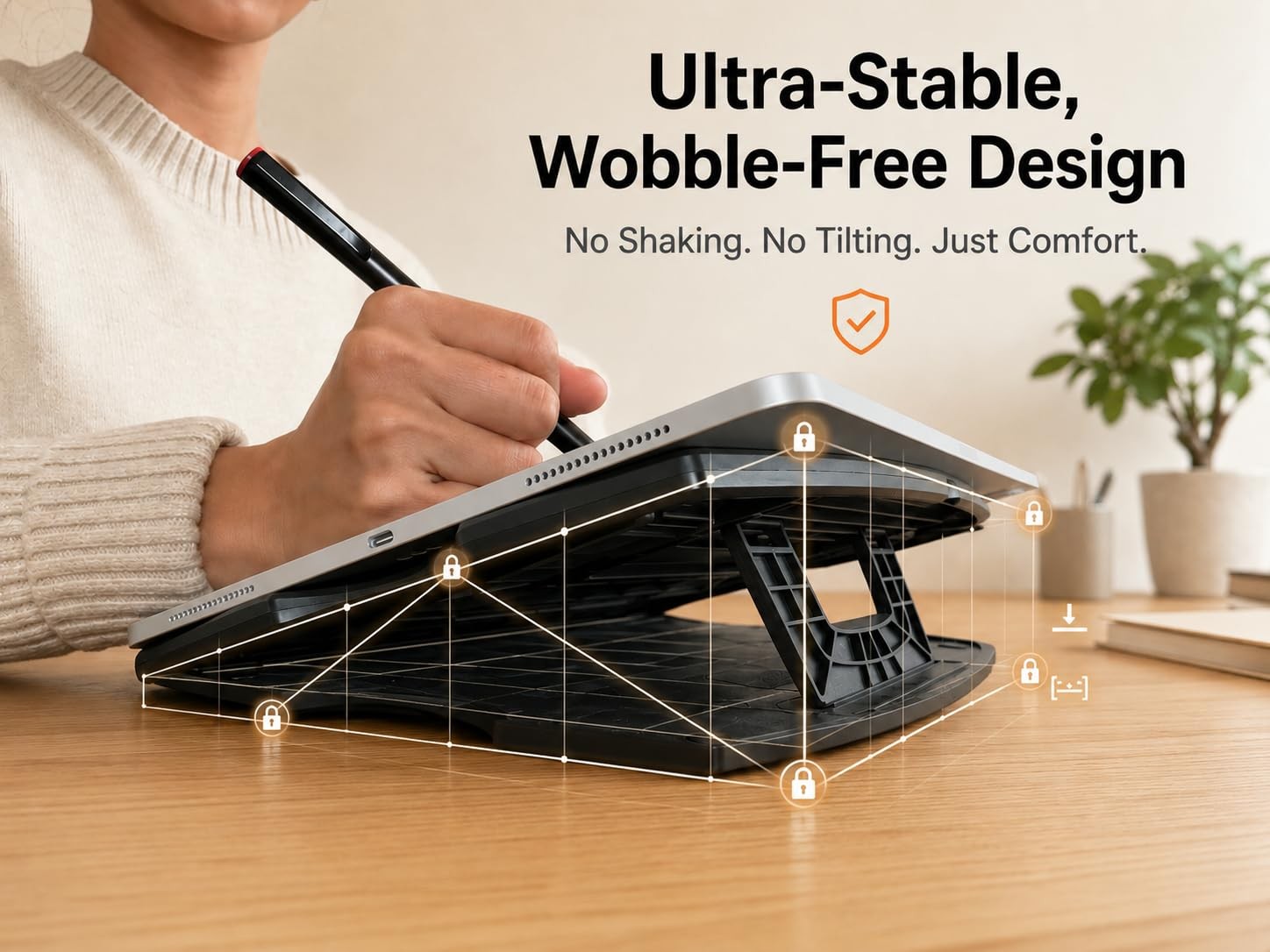 MAX SMART Tablet Drawing Stand, Digital Drawing Pad Stand, Foldable, Adjustab...