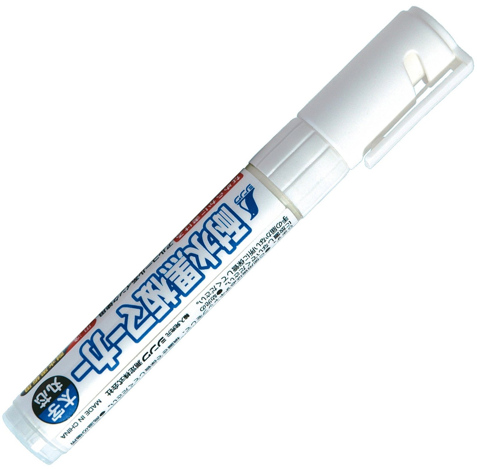 Shinwa Sokutei Waterproof Blackboard Marker Bold Round Core White 78505