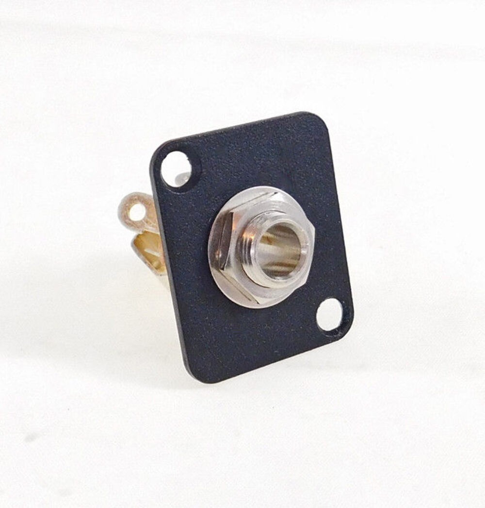 PROCRAFT D-14B D Type Plate w/ Switchcraft 14B Stereo Jack W/Shunts