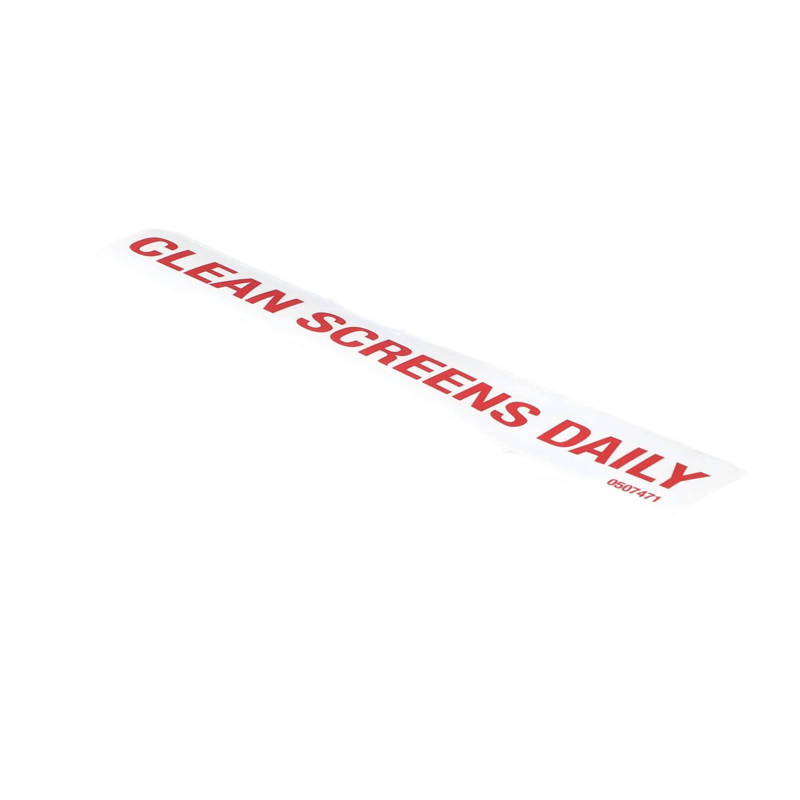 LABEL, CLEAN DAILY 0507471 - Genuine OEM Replacement Part