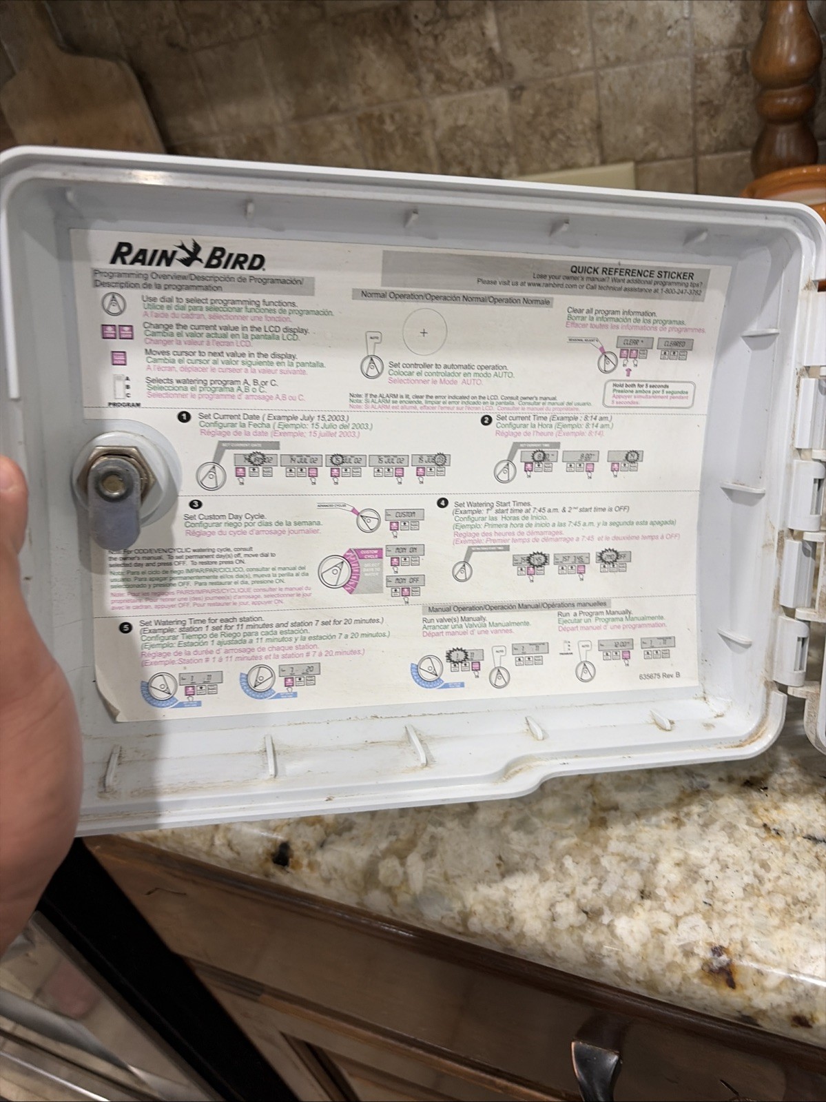 Rain Bird ESP-M Modular Sprinkler Irrigation Controller 4 Zone Expandable to 12