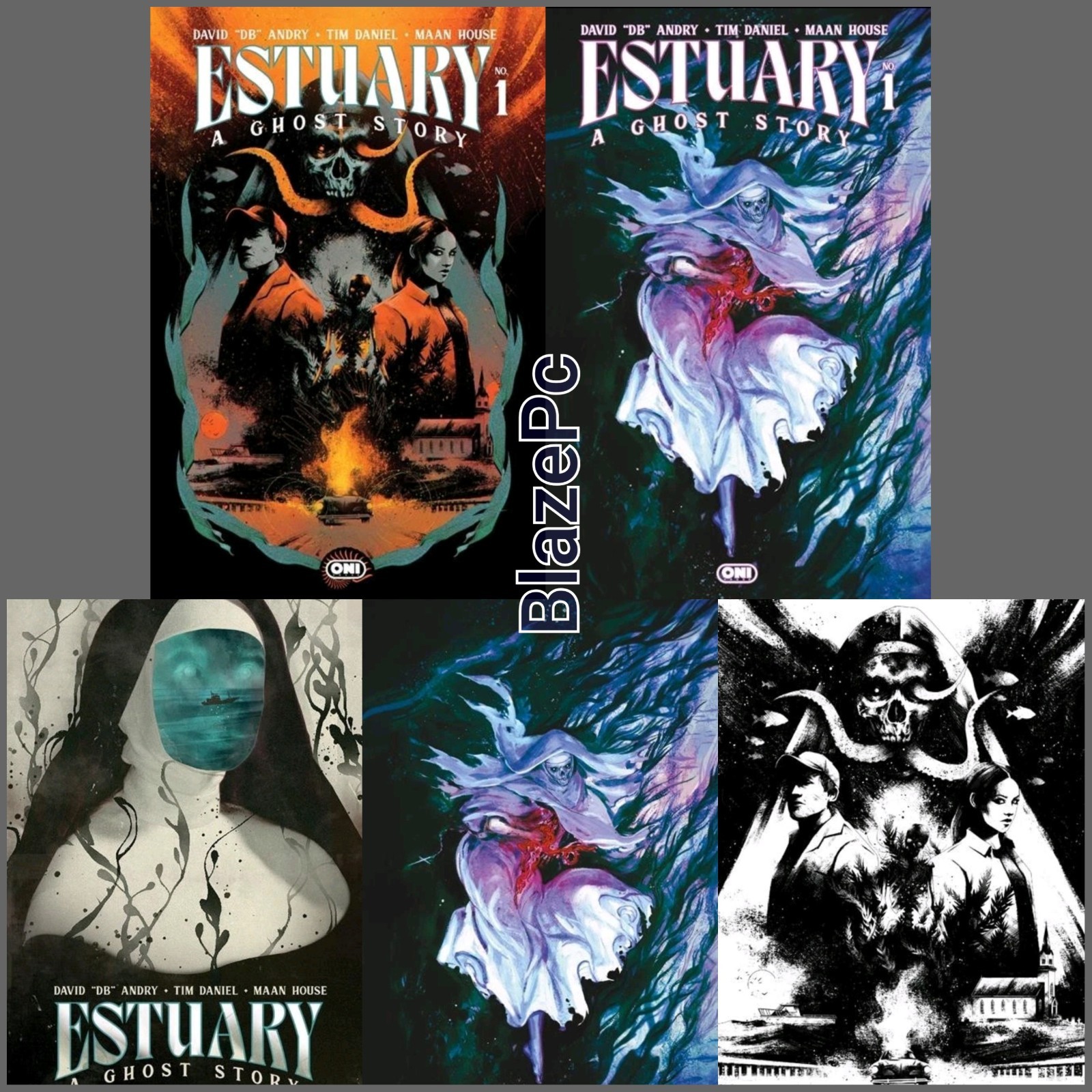 Estuary A Ghost Story #1 Cover A B C Variant Set 1:10 20 Options Oni Press NM