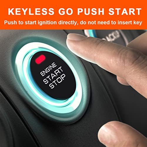 Push to Start Ignition kit Engine Start Stop Button Switch Keyless Go System